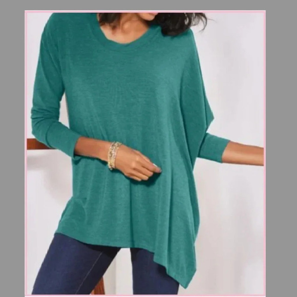 Soft Surroundings Petelia Pullover Shirt Size Medium VGUC - Picture 1 of 4